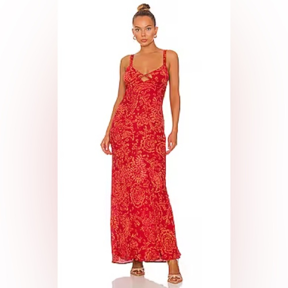 Free People Mystical Mindset Printed Dress